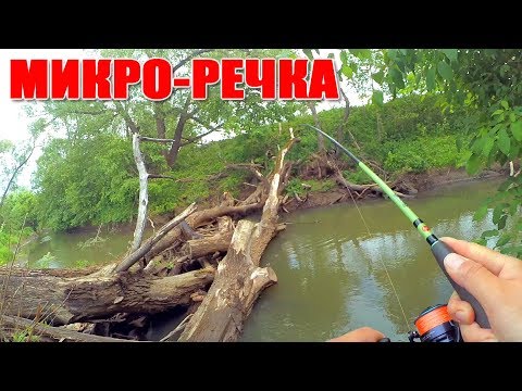 Видео: Щука прячется в дровах! Ищем её на микроречке! Рыбалка на ТБС и воблеры!