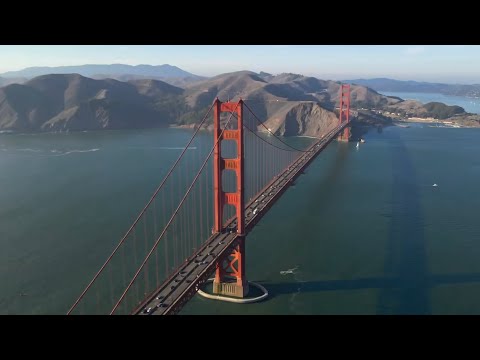 Видео: Сан Франциско,Золотые Ворота и тюрьма Алькатрас.