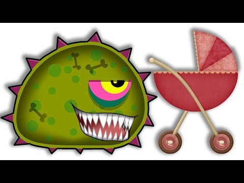 Видео: Суровый ЛИЗУН ГЛАЗАСТИК съедает все в городе! Игра Mutant Blobs Attack с ПАПУЛЕЙ