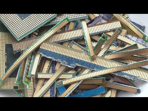 Видео: Ламели. Золото. Аффинаж