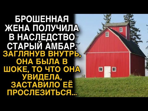 Видео: Брошенная жена получила в наследство старый амбар, а войдя внутрь потеряла дар речи...