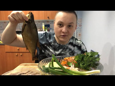 Видео: Морской окунь Лещ копчёный МУКБАНГ mukbang