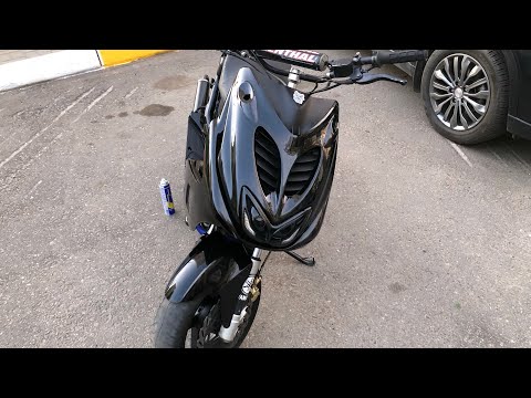 Видео: Топовый Yamaha jog/ колхозом big block из Японии