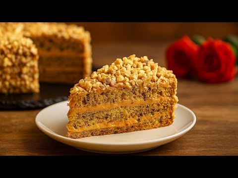Видео: Польский ореховый пирог по простому рецепту, по вкусу напоминающий выпечку из кондитерской!