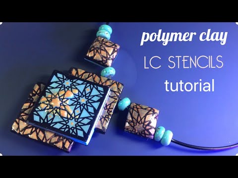 Видео: ПОЛИМЕРНАЯ ГЛИНА ЮВЕЛИРНЫЕ ИЗДЕЛИЯ ИЗ ПЛИТ И СТЕНСИЛКА LUCY CLAY