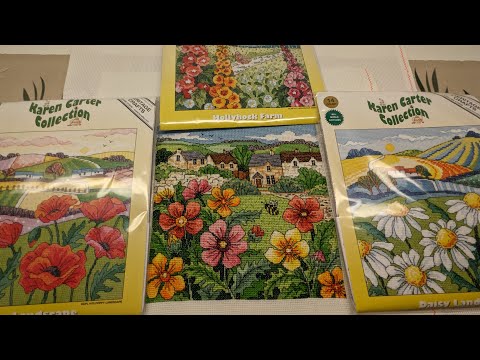 Видео: №91 Готовая работа - Английская деревня. Вышивка крестиком  Heritage Crafts - Country Village