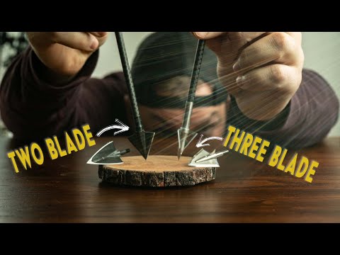 Видео: 2 лезвия против 3 лезвийных наконечников // Опыт и разбор