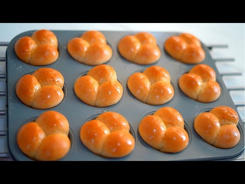 Видео: Мягкие, пышные булочки «Клеверлист» на ужин менее чем за 2 часа! Рецепт классических булочек «Кле...