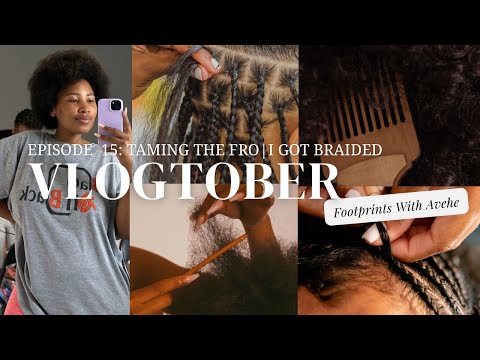 Видео: #Vlogtober Эпизод 15: Давайте укротим афро | Заплетаем косы
