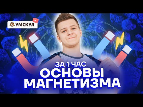 Видео: Основы магнетизма за 1 час | Физика ЕГЭ 2022 | Умскул