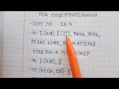 Видео: Род существительных - что это и как легко различать мужской род, женский, средний и общий.