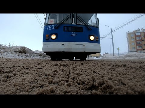 Видео: Надвигается метель | Троллейбус ЗиУ. Чебоксары
