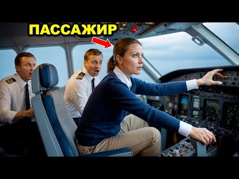 Видео: Она была просто пассажиркой, но когда самолёт отказал, даже пилоты смотрели,как она взяла управление