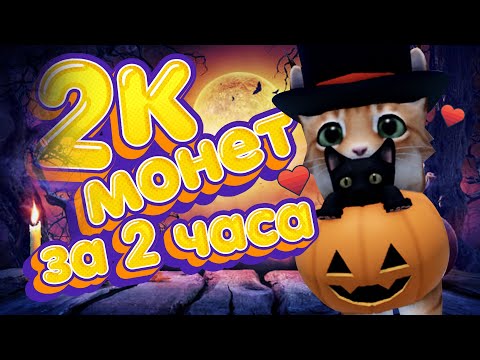 Видео: 🎃🍁👻 СОБРАТЬ 2000 МОНЕТ ЗА 2 ЧАСА НА ХЭЛОУИН!! 💰 - Roblox 🐈Kitten Game @MisterL4Pa
