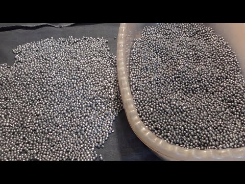 Видео: Литьё крупной Дроби № 1, 2, 3 в патоку, дроболейка работает!