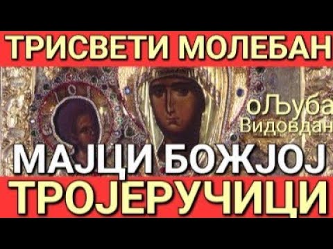 Видео: о.Љуба - ТРИСВЕТИ МОЛЕБАН МАЈЦИ БОЖЈОЈ ТРОЈЕРУЧИЦИ