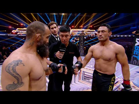 Видео: Мощный нокаут звезды ММА из Узбекистана! Шохасан Мирзаматов vs Акбар Азади-Фар | OCTAGON 47