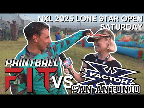 Видео: PaintballFIT против San Antonio X-Factor | NXL Lone Star Open — суббота, 13 сентября 2025 г.