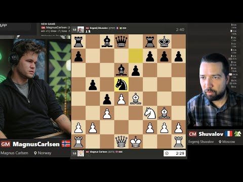 Видео: Магнус КАРЛСЕН 🆚 Евгений ШУВАЛОВ ♟ Комментарии Чемпиона мира по шахматам