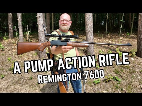 Видео: Помповая винтовка! Remington 7600