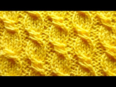Видео: Как просто связать  ложные араны. Схема узора.