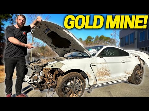 Видео: Спасаем РАЗРУШЕННЫЙ Shelby GT350!