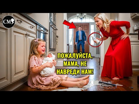 Видео: МАЛЕНЬКАЯ девочка плакала: «Не трогайте НАС». Вдруг её БОГАТЫЙ отец вернулся домой и ЗАКРИЧАЛ…