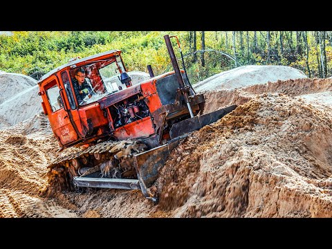 Видео: ПЕРВЫЙ РАЗ НА ДТ-75. БЕЗ ОПЫТА. БЕЗ ПОДСКАЗОК.