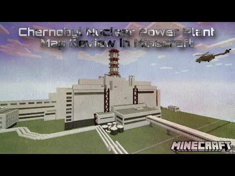 Видео: Обзор карты Чернобыльской АЭС, от "Rasim42" в Майнкрафт.