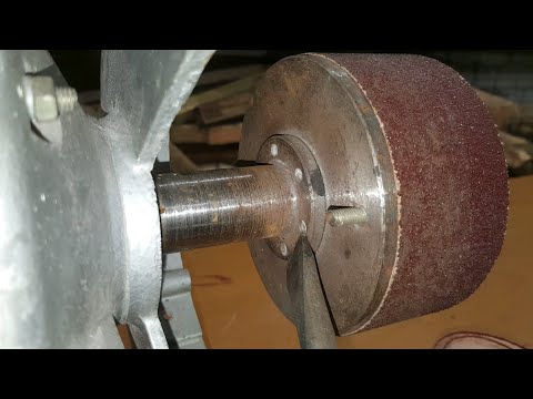 Видео: Классная приспособа для РЕМОНТА ОБУВИ ДОМА Барабан для Крепления наждачной бумаги на станке!