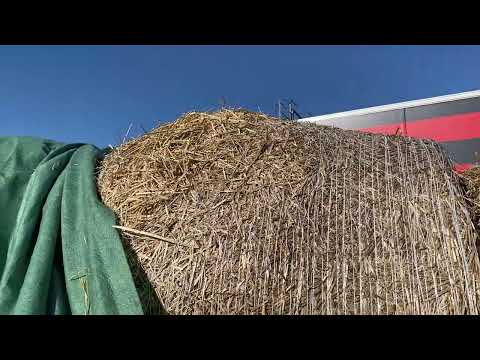 Видео: Качество сеновязальной сетки, а также нюансы применения флиса для сена/соломы от Лелаф