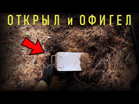 Видео: СХРОН ИЛИ ПРИВЕТ ИЗ 90х!!! ОТКРЫЛ И ОФИГЕЛ! КОП ПОИСК МОНЕТ