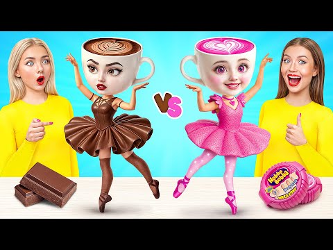 Видео: Жевательная Резинка vs Шоколадная Еда Челлендж | Сумасшедший челлендж от Choco DO