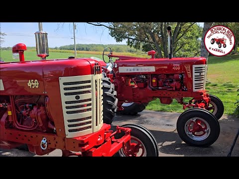 Видео: Farmall 450 Diesel выглядит как новенький блестящий пенни