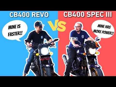Видео: Spec III против Revo? | Тест Honda CB400 SuperFour