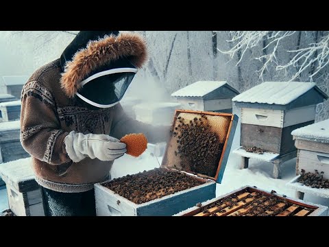 Видео: Первые потери, спасаем пчел на морозе 😳❄️🥶