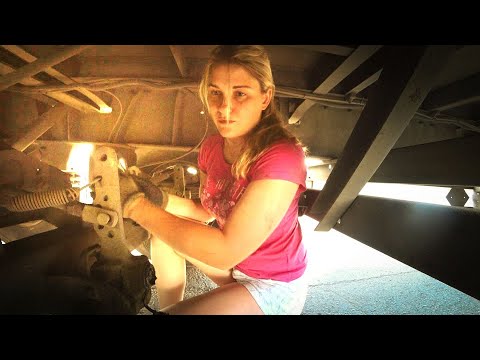 Видео: ОПЯТЬ РЕМОНТ НА ТРАССЕ! ВОНЮЧАЯ ВЫГРУЗКА!