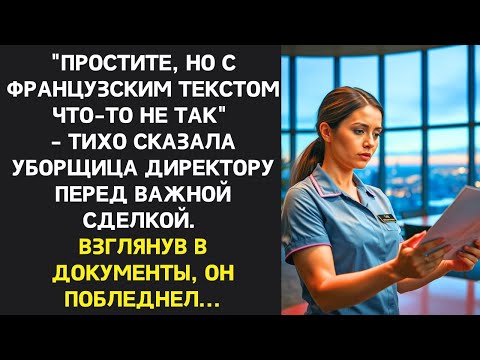Видео: Уборщица с тяжелой судьбой решила помочь компании где она работала - и вот как директор "ОТПЛАТИЛ"…
