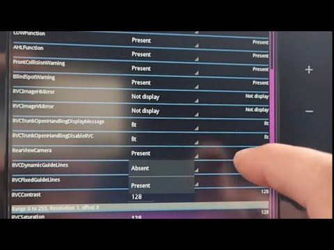 Видео: Активация камеры заднего вида Renault R-Link2 в инженерном меню и в ddt4all.