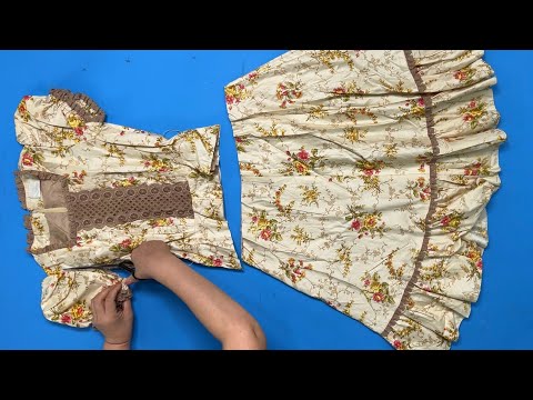Видео: Попробуйте это для очень старого платья | Все, кто это видел, были поражены!