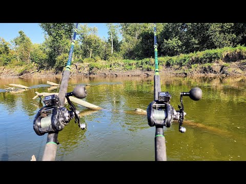 Видео: Речная рыбалка в глуши!!! (Рыбалка в заторе)