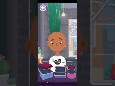 Видео: играю в игру toca hair salon 3 делаю смешные прически и модные причёски