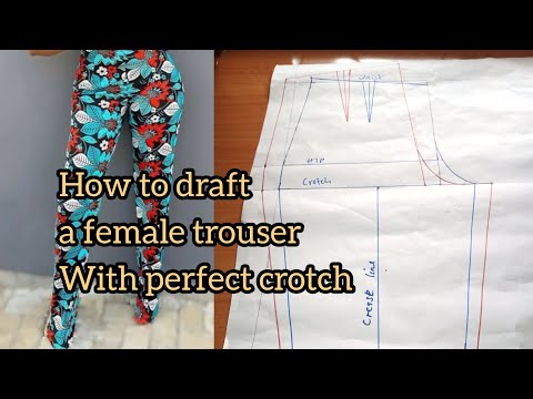 Видео: Точный способ построения чертежа и пошива женских брюк с идеальной проймой