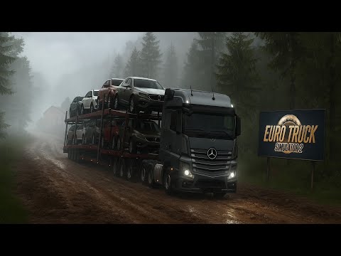 Видео: Открыл сезон ETS 2 Индонезия. Не контролируемый автовоз на дороге