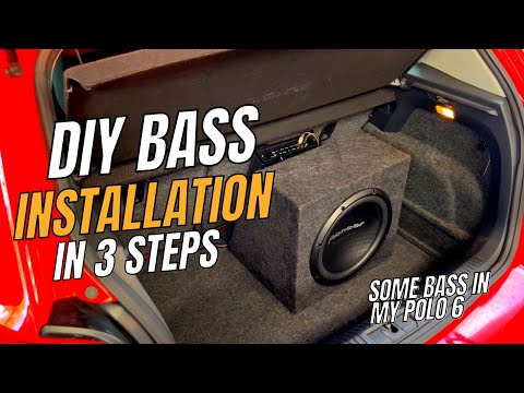 Видео: Установка сабвуфера в мой VW POLO 6 TSI | Установка сабвуфера | Shaky WES