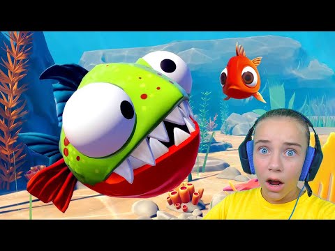 Видео: Я СТАЛА ПИРАНЬЕЙ! I Am Fish