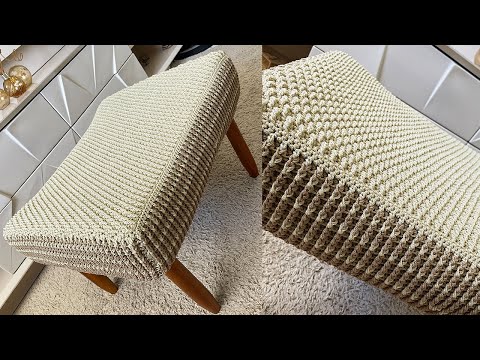 Видео: Чехол для Пуффика крючком, быстро и просто, Эдуард Петрушин