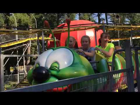 Видео: Взбесившаяся  Гусеница Парк Гагарина Веселое лето Самара самарская область