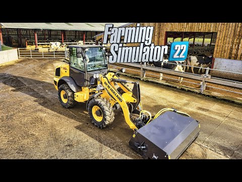Видео: Уход за животными на коровьей ферме - работа на ферме | Farming Simulator 22