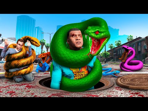 Видео: ОХОТА на ЗМЕЮ в GTA 5